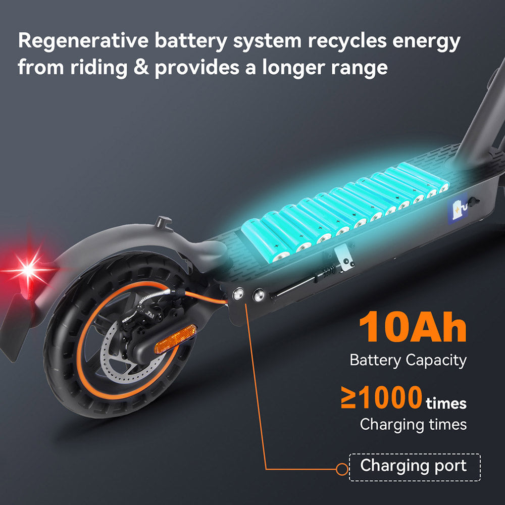 HONEYWHALE E9 Max 10" Foldable Electric Scooter 500W Motor 36V 10Ah Battery (ABE)
