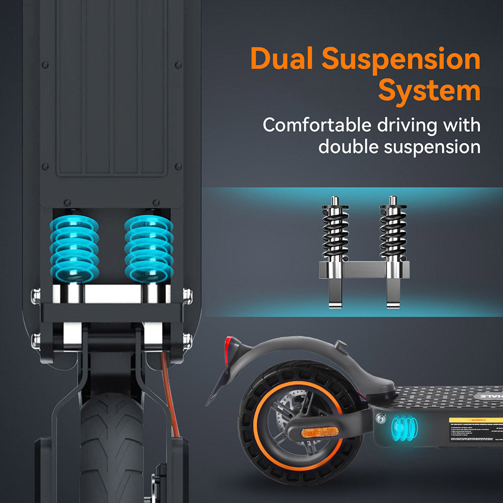 HONEYWHALE E9 Max 10" Foldable Electric Scooter 500W Motor 36V 10Ah Battery (ABE)