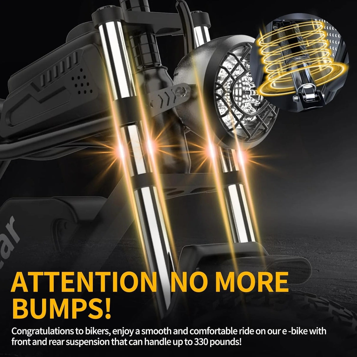 YVY C20Max(Q20 Pro) 20" Fat Tires Electric Bikes 2*1000W Motor 52V 20Ah Dual Battery