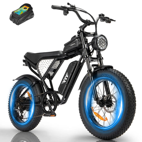 YVY C20Lite(Q20 Lite)20" Fat Tires Electric Bikes 1000W Motor 48V 15Ah Battery