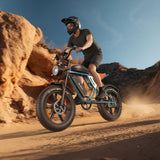 JANSNO X70 Pro 20" Off Road Electric Bike Peak 1500W Motor 48V 37Ah Battery