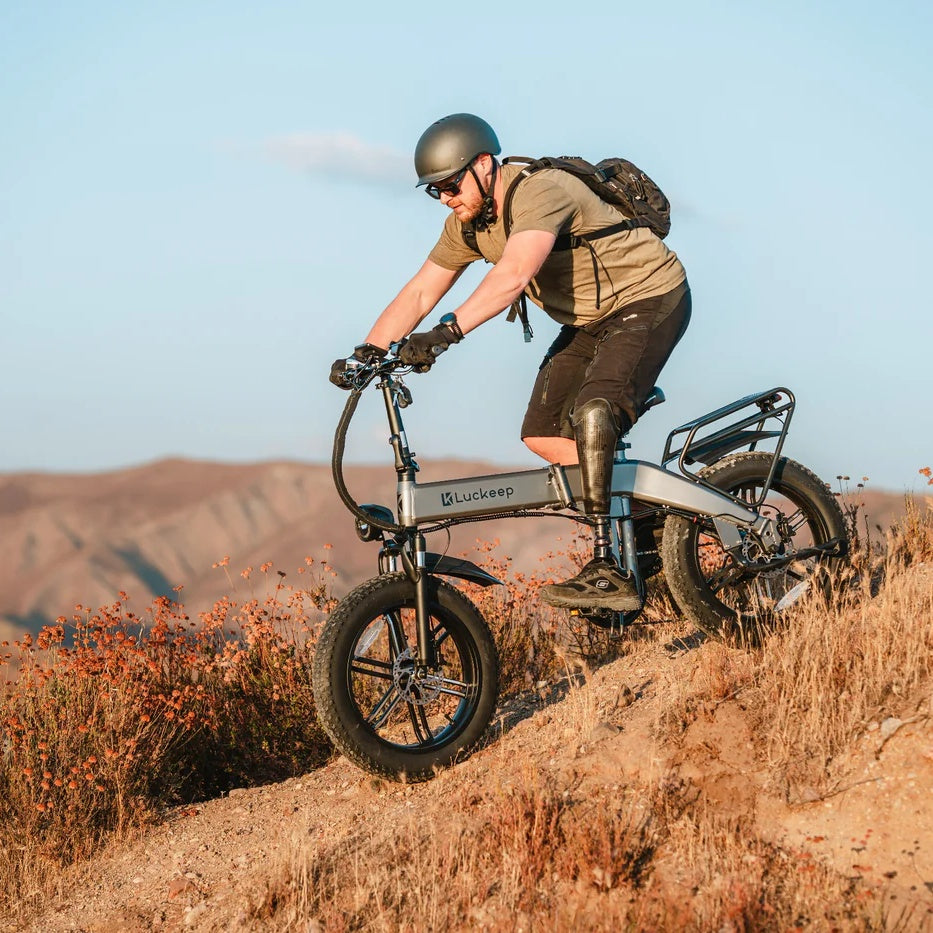 LUCKEEP X1 20" Folding Electric Bike 1000W(1500W Peak) Motor 48V 15Ah Battery