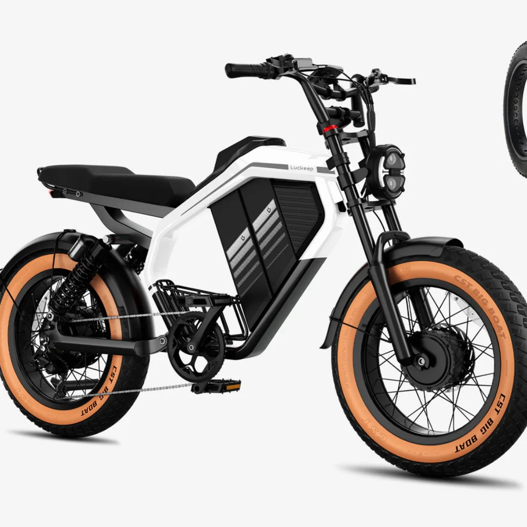 LUCKEEP M5 Ultra 20" Electric Dirt Motorbike 1000W*2 Dual Motors 52V 20Ah+20Ah Battery