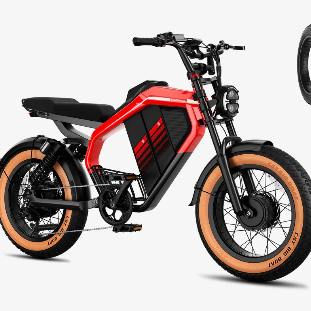 LUCKEEP M5 Ultra 20" Electric Dirt Motorbike 1000W*2 Dual Motors 52V 20Ah+20Ah Battery