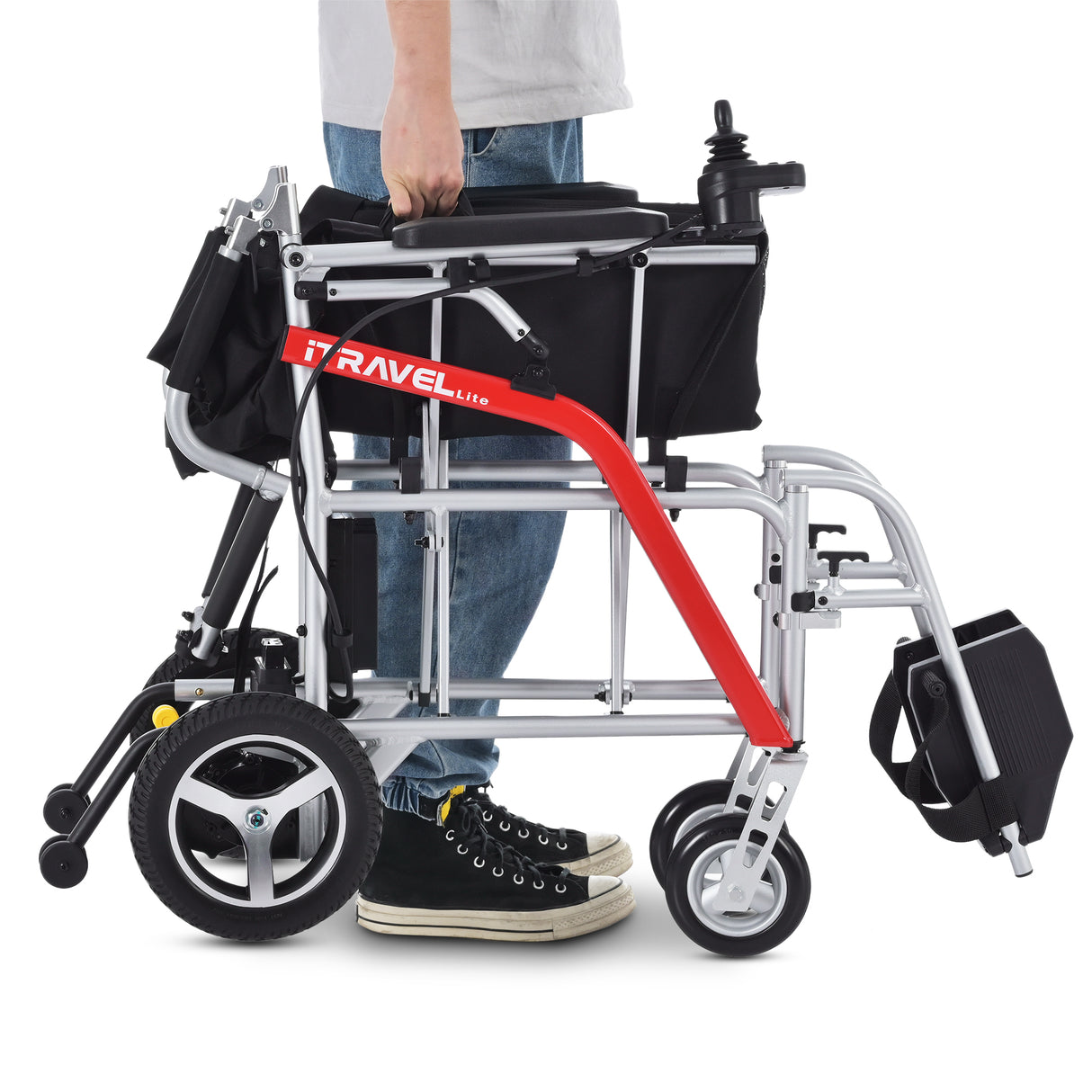 METRO MOBILITY ITRAVEL LITE 10" 4 Wheel Mobility Electric Wheelchairs 300W Motor 24V 10Ah Battery