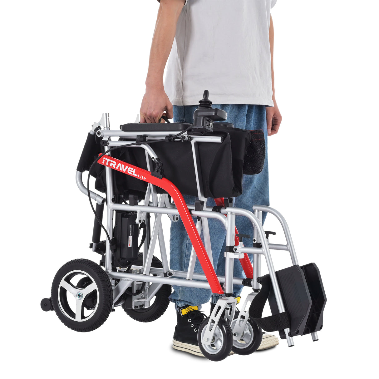 METRO MOBILITY ITRAVEL LITE 10" 4 Wheel Mobility Electric Wheelchairs 300W Motor 24V 10Ah Battery