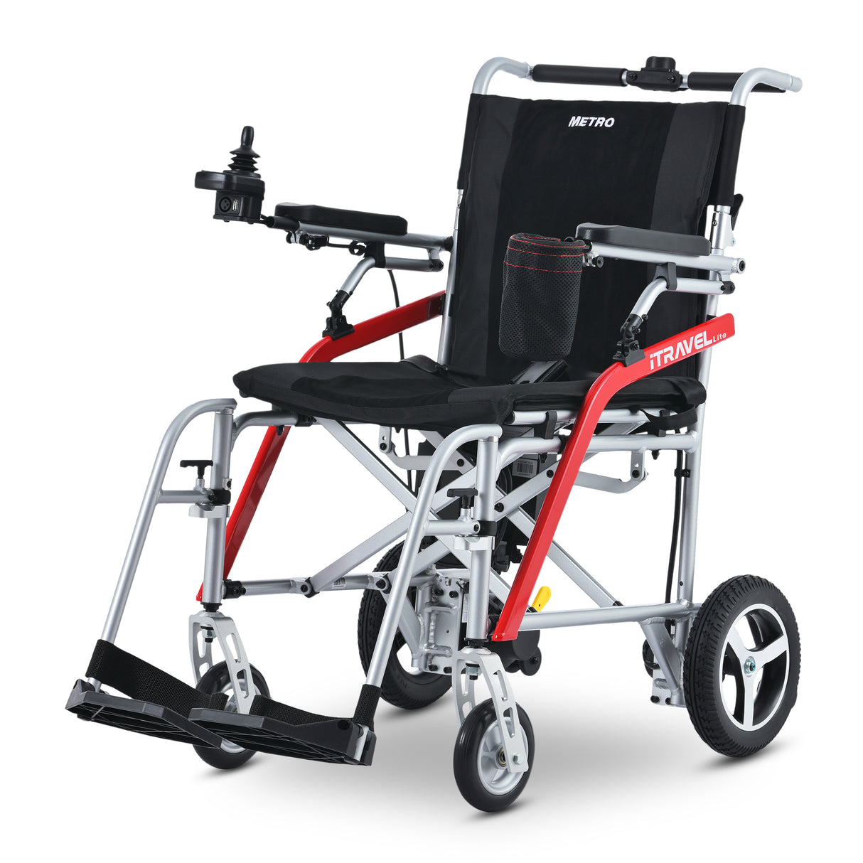 METRO MOBILITY ITRAVEL LITE 10" 4 Wheel Mobility Electric Wheelchairs 300W Motor 24V 10Ah Battery