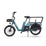 ONESPORT OT01 20" Step-Through Longtail Cargo Electric Bike 650W Motor 48V 27Ah Battery