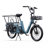 ONESPORT OT01 20" Step-Through Longtail Cargo Electric Bike 650W Motor 48V 27Ah Battery