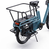 ONESPORT OT01 20" Step-Through Longtail Cargo Electric Bike 650W Motor 48V 27Ah Battery