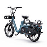 ONESPORT OT01 20" Step-Through Longtail Cargo Electric Bike 650W Motor 48V 27Ah Battery