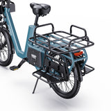 ONESPORT OT01 20" Step-Through Longtail Cargo Electric Bike 650W Motor 48V 27Ah Battery