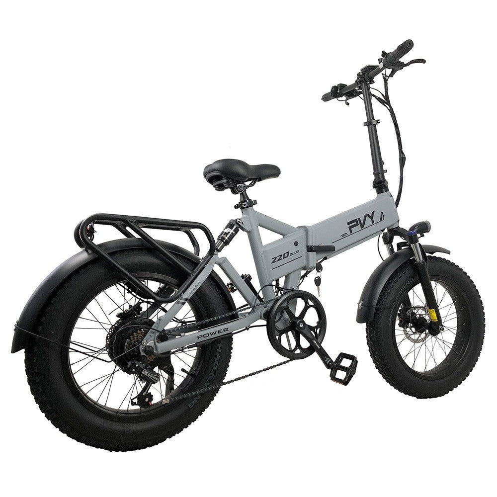 PVY Z20 Plus 20'' Fat Tire Electric Folding  Bike 500W Motor 48V 14.5Ah Battery