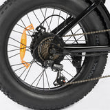 RIDSTAR Q20 Lite Fat Tires Electric Bike 1000W Motor 48V 15Ah Battery