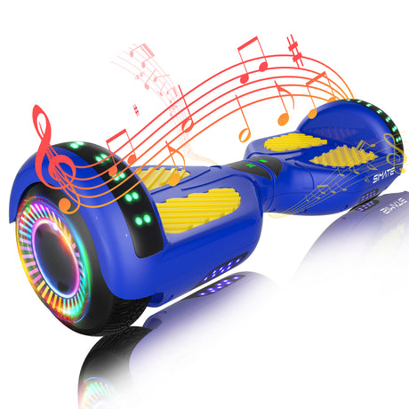 Simate Go Kart P6  6.5'' Bluetooth Hoverboard For Kids 500W Motor 36V 2.0Ah Battery With Seat