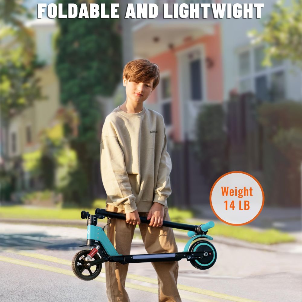 Simate S5 Kid's Flash Light Electric Scooter 130W Motor 24V 2.5Ah Battery