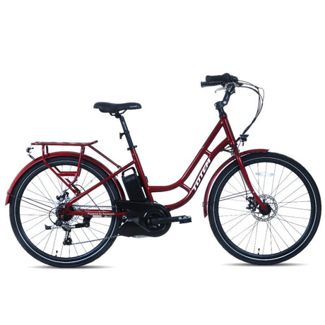 Totem Zen Rider Electric City Bike Panasonic 24V 250W Mid Drive Motor 25.2V 16Ah Battery